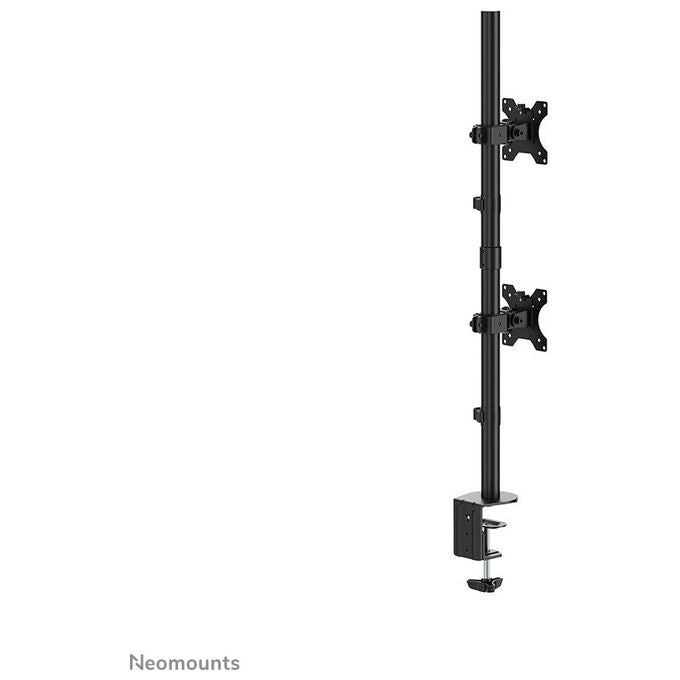 NewStar Montaggio a Scrivania per 2 Display Lcd Tilt and Swivel Nero Dimensione Schermo 10''-32