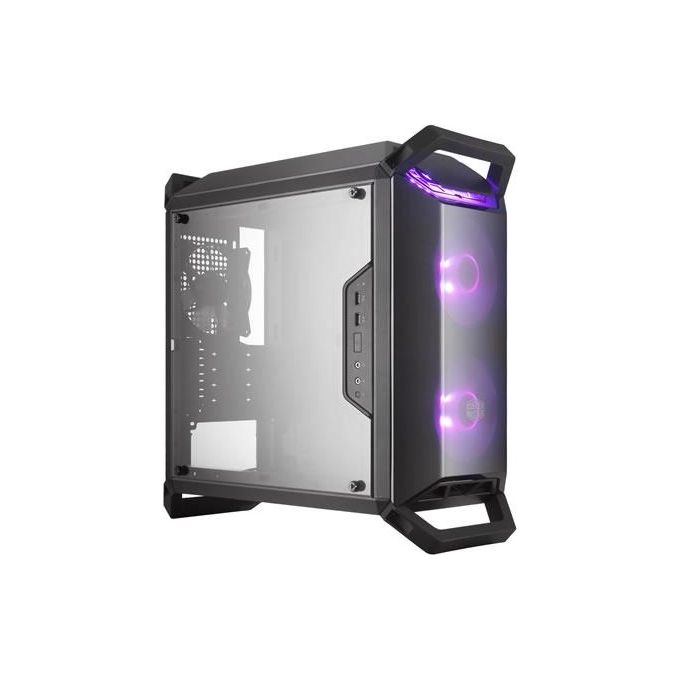 Cooler Master MasterBox Q300P Case per PC 'Micro-ATX, Mini-ITX, RGB LED, con Finestra Laterale' MCB-Q300P-KANN-S02
