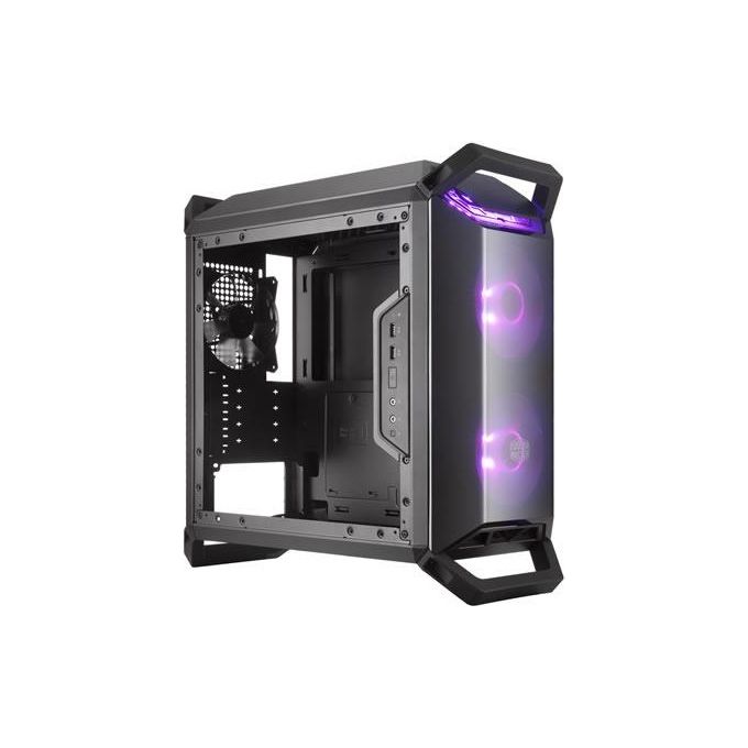 Cooler Master MasterBox Q300P Case per PC 'Micro-ATX, Mini-ITX, RGB LED, con Finestra Laterale' MCB-Q300P-KANN-S02