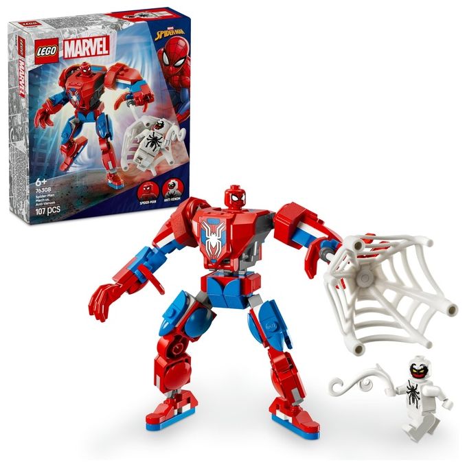 Lego Set 76308 Marvel Super Heroes Mech di Spider-Man Contro Anti-Venom