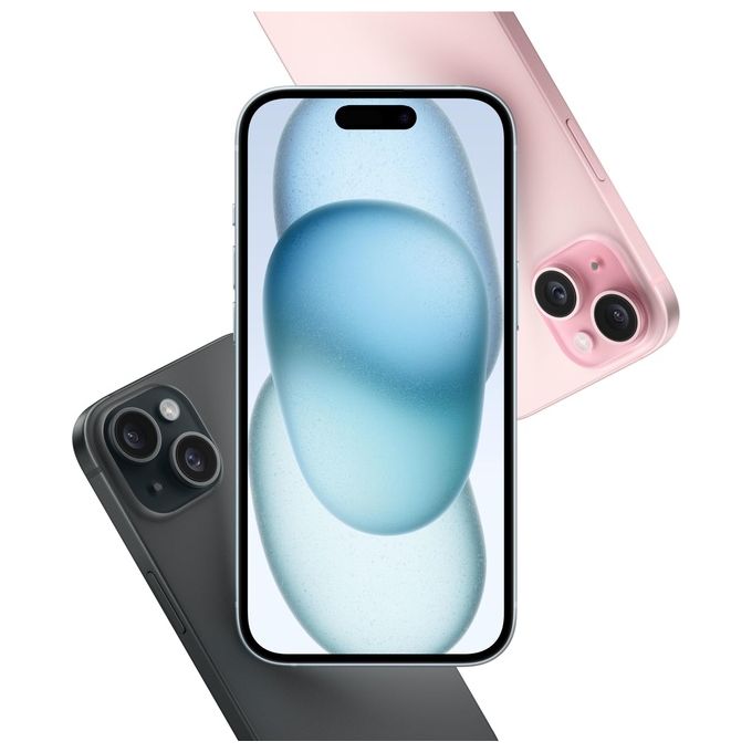 Apple iPhone 15 128GB 6.1 pollici blu fotocamera 48MP iOS 17 5G