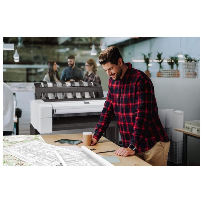 HP Designjet T1600dr Stampante Grandi Formati Colore 2400x1200 DPI Getto Termico d'Inchiostro A0 Collegamento Ethernet LAN