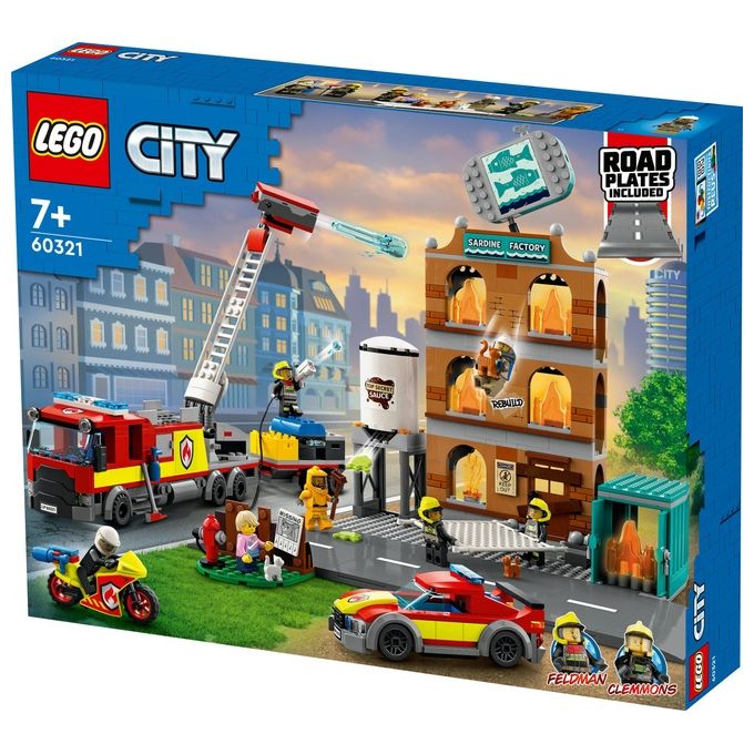 LEGO City Fire Vigili del Fuoco Edificio don Fiamme