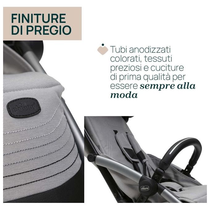 Chicco Passeggino 4 Ruote Goody Xplus Pearl Grey