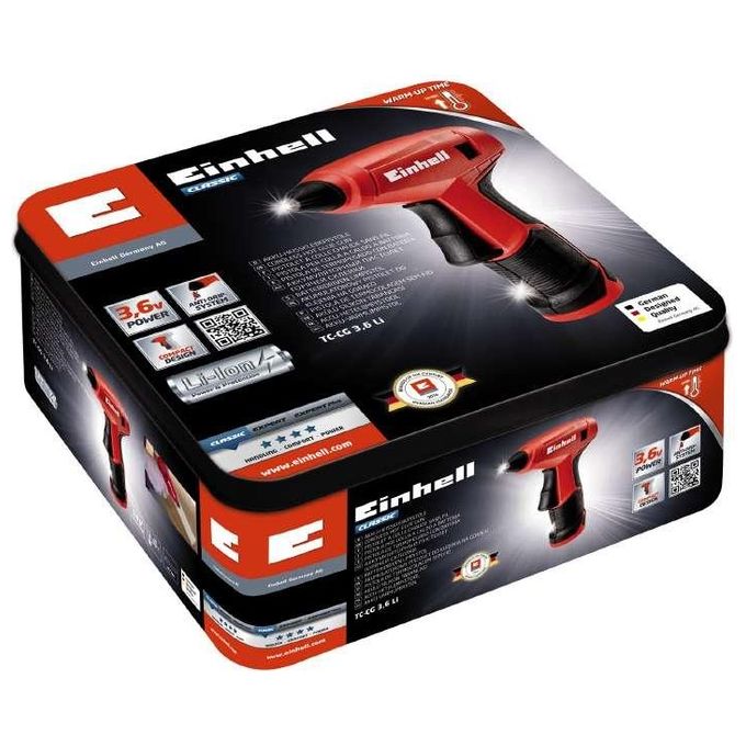 Einhell Pistola Colla A Caldo A Batteria Tc-Cg 3,6 Li