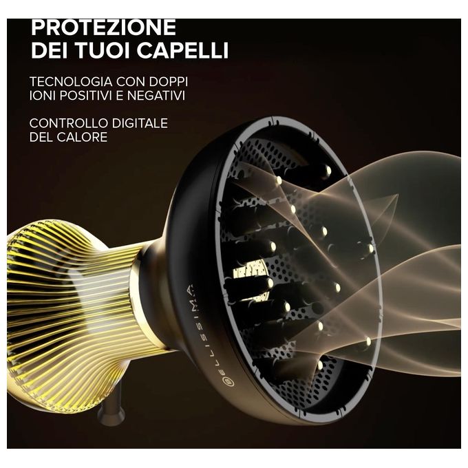 Imetec 11824 Bellissima Diffon Supreme Diffusore ad Aria Calda per Capelli Ricci