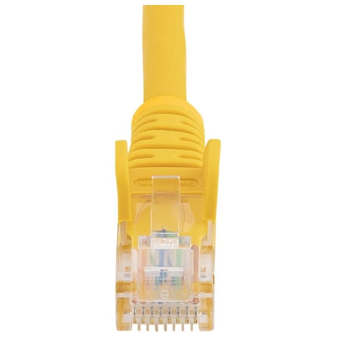 StarTech Cavo di rete CAT 5e - Cavo Patch Ethernet RJ45 UTP Giallo da 1m antigroviglio