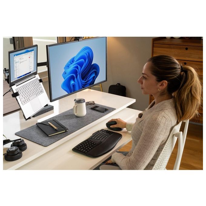 Kensington K83452WW Cuffie over-ear Bluetooth H3000 Cancellazione Rumore Attiva con AI Durata Batteria 60 h Connessione Bluetooth 5.2 colore Nero