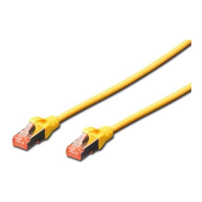 Digitus Professional Cavo di Rete 0,25mt Cat6 S-Ftp S-Stp Giallo