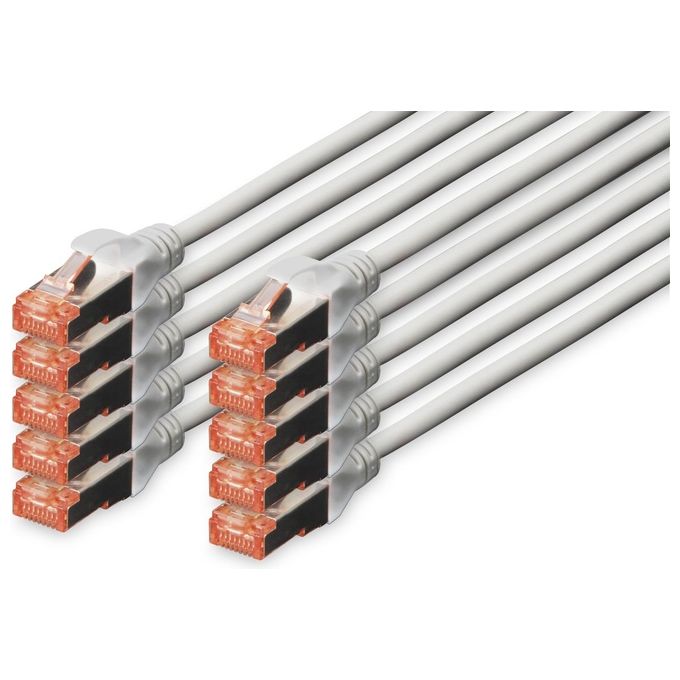 Digitus Professional DK-1644-005-10 Cavo di Rete 0,5mt Cat6 S-FTP S-STP Bianco