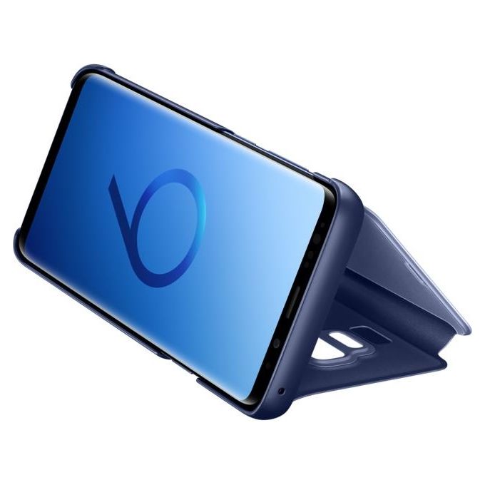 Samsung Galaxy S9+ Clear View Standing Cover, Blu