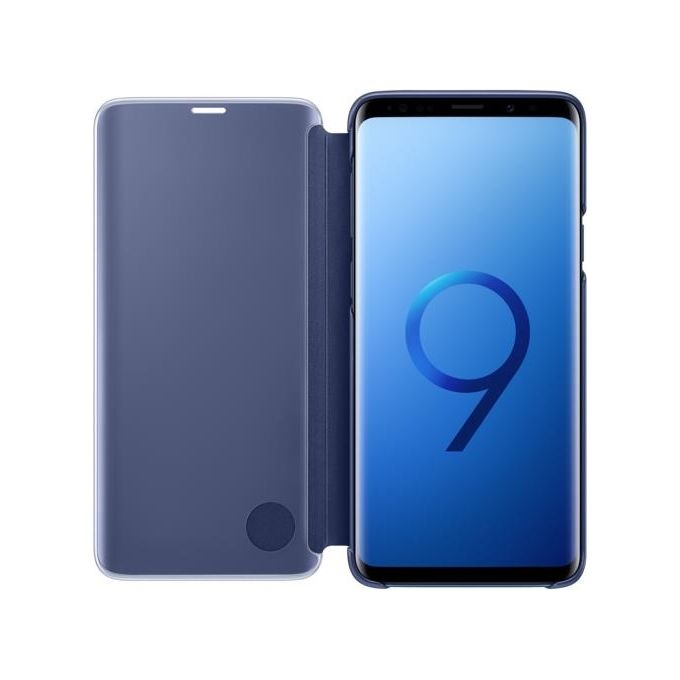 Samsung Galaxy S9+ Clear View Standing Cover, Blu