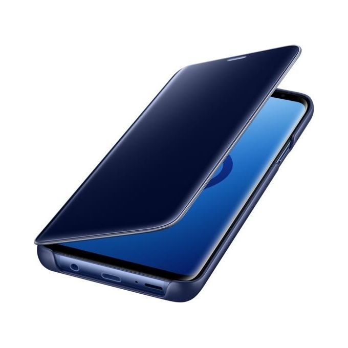 Samsung Galaxy S9+ Clear View Standing Cover, Blu