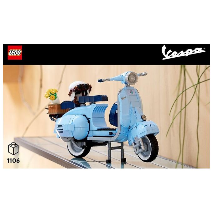 LEGO Icons 10298 Vespa 125, Set in Mattoncini, Modellismo Adulti, Replica Piaggio Anni 60, Idea Regalo, Hobby Creativo