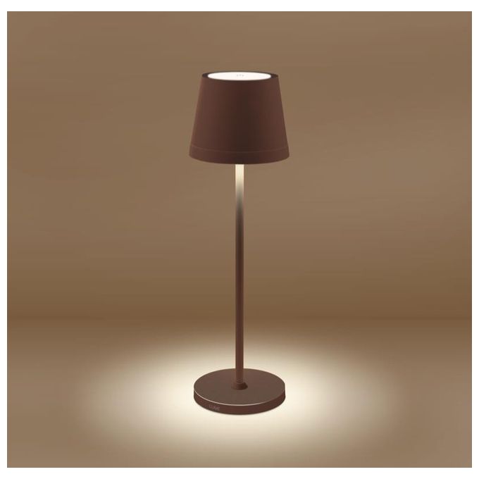 Century Lampada LED da Tavolo LUME Plus Corten 2.2W 2700K Dimmerabile IP54