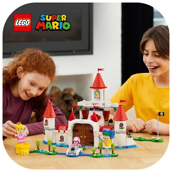 LEGO 71408 Super Mario Pack Espansione Castello di Peach 1216 pezzi 5 personaggi inclusi (48x37x9 5 cm) colore Nero