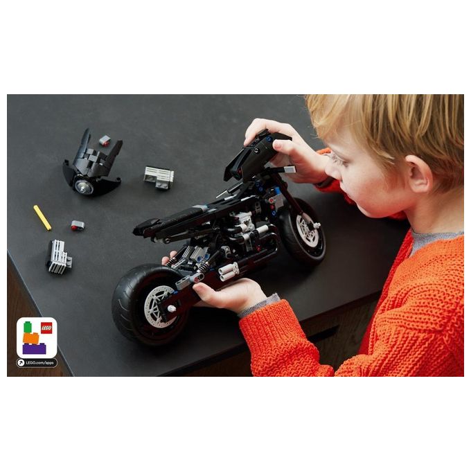 LEGO Technic 42155 THE BATMAN - BATCYCLE, Moto Giocattolo da Collezione, Modellino Motocicletta del Supereroe, Film del 2022