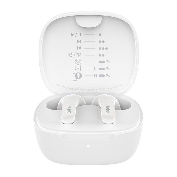 Belkin SoundForm Motion Auricolare True Wireless Stereo (TWS) In-Ear Bluetooth Bianco