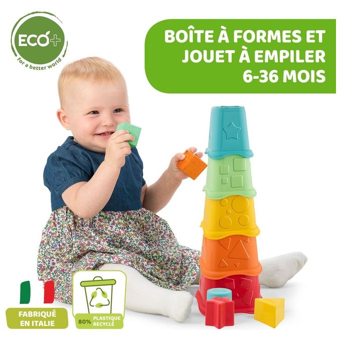 Chicco Gioco Tazze Impilabili 2-in-1 ECO+