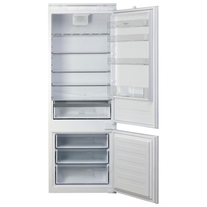Hotpoint BCB 4010 E O31 Frigorifero Combinato da Incasso Capacita' 400 Litri Classe energetica F Low Frost Ventilazione Air Technology Larghezza 70 cm Altezza 193,5 cm