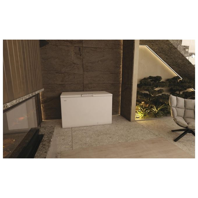 Haier HCE420D Congelatore orizzontale 418 litri Classe D Sistema Frost FreeStatic Bianco
