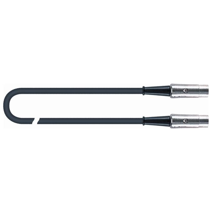 Quik-lok S-165-6 Cavo Audio 6mt 5-pin Din Nero