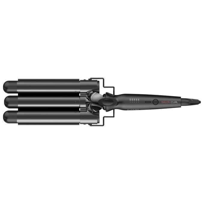 Ga.Ma Arricciacapelli Triferro Salon Curl Nero e Argento