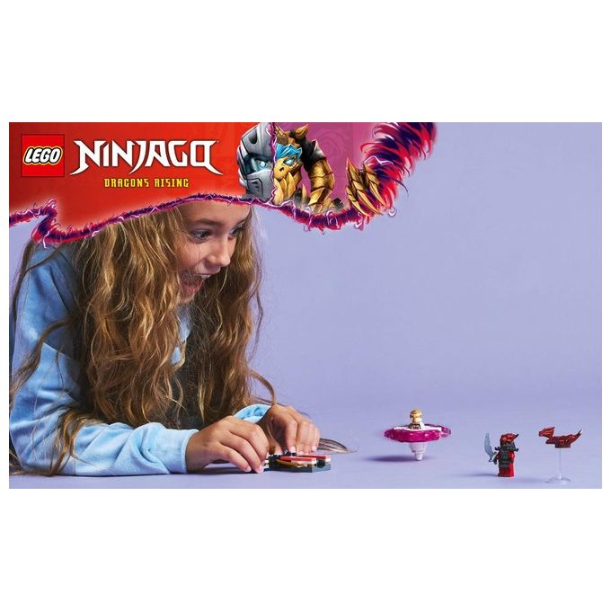 LEGO Spinner del Drago Spinjitzu di Sora 71824 Ninjago Giocattolo Avventura Creativa