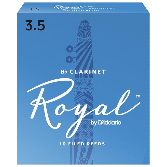 Vandoren Rico Ance Clarinetto Sib Royal 3,5 10 Pezzi