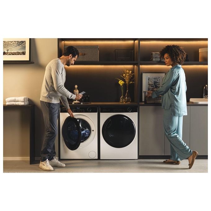 Haier HW90-B14959U1 I-Pro Series 5 Lavatrice Carica Frontale 9 Kg 1400 rpm Classe A Direct Motion Wi-Fi Vapore ABT (85x60x57 cm) colore Bianco