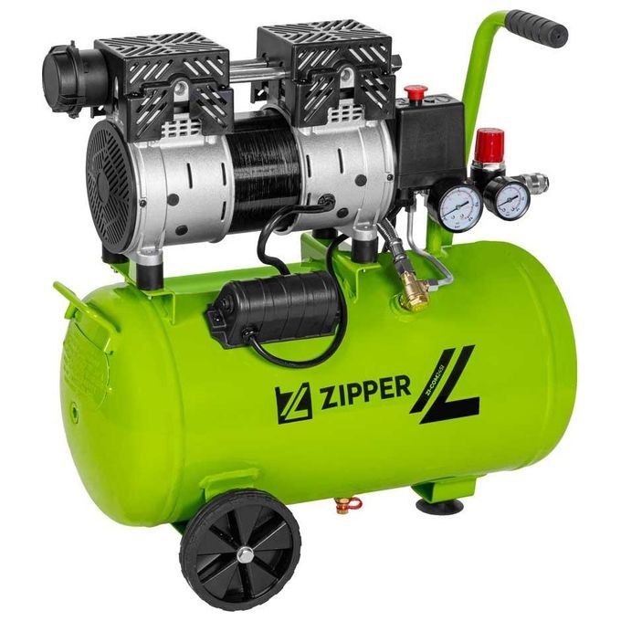 ZIPPER ZI-COM24SI Silent Compressore per Uso Fai da Te Ideale per Progetti di Brico e Giardino