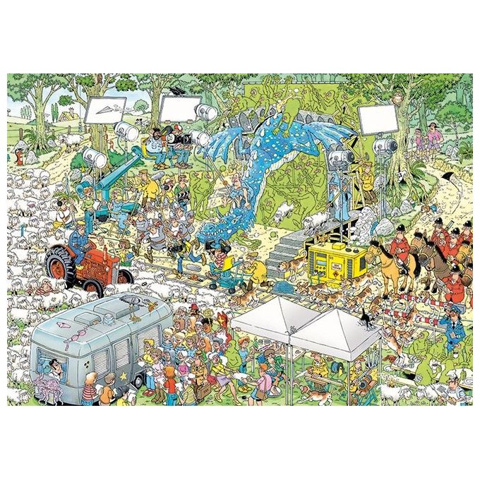 Jumbo Jan van Haasteren The TV Studios 1000 Pezzi Puzzle Fumetti