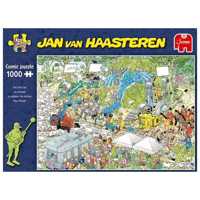 Jumbo Jan van Haasteren The TV Studios 1000 Pezzi Puzzle Fumetti