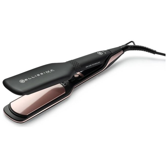 Imetec Bellissima XL Ion Piastra per Capelli Caldo Nero-Rosa 67W 1.8mt
