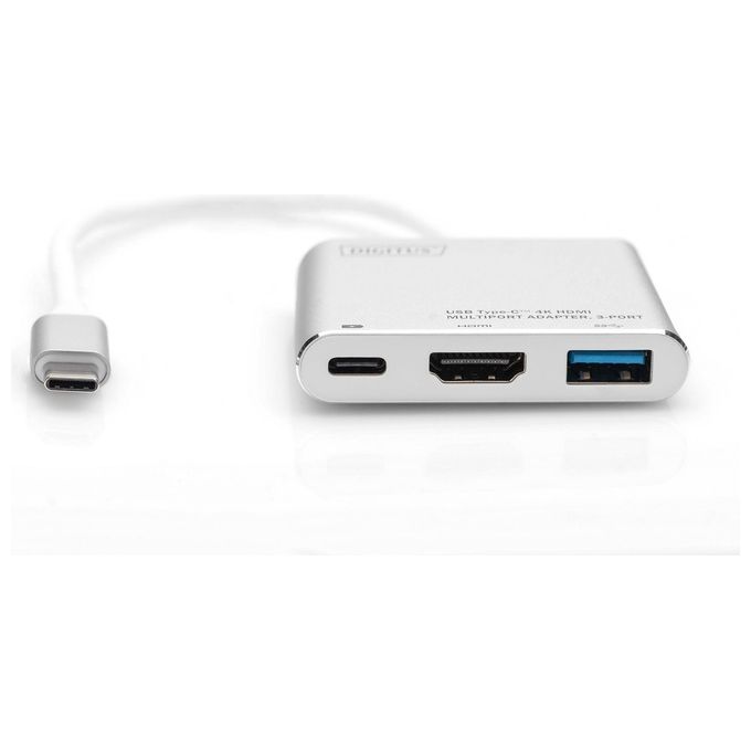 Digitus DA-70838-1 Adattatore Grafico Usb 4096x3072 Pixel Grigio-Bianco