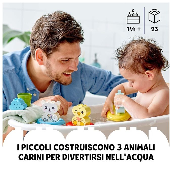 LEGO Duplo Ora del Bagnetto: Il Treno Degli Animali Galleggiante