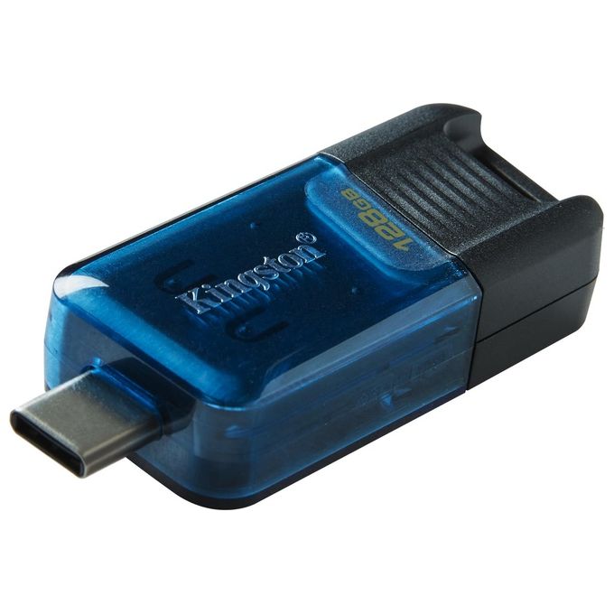 Kingston DataTraveler Flash Drive Usb Type-c 128Gb Read: 200mb-s Ner-Blu