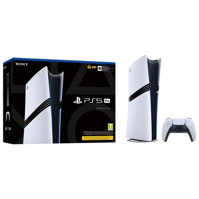 SONY PlayStation 5 Pro 2 TB Wi-Fi Nero Bianco