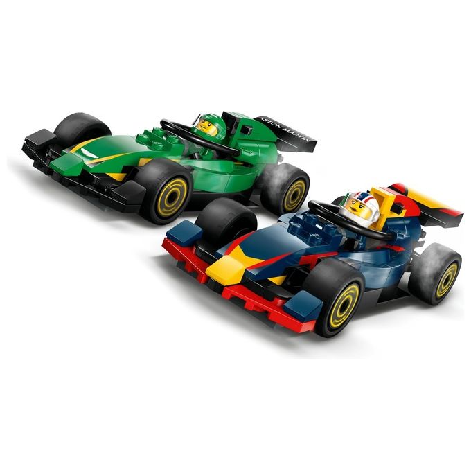 LEGO City Formula 1 Autotrasportatore F1 con monoposto RB20 e AMR24 F1 60445