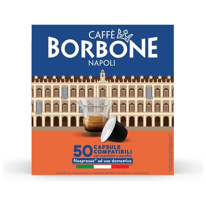 Borbone Respresso Miscela Decisa 50 Pezzi Compatibile Nespresso