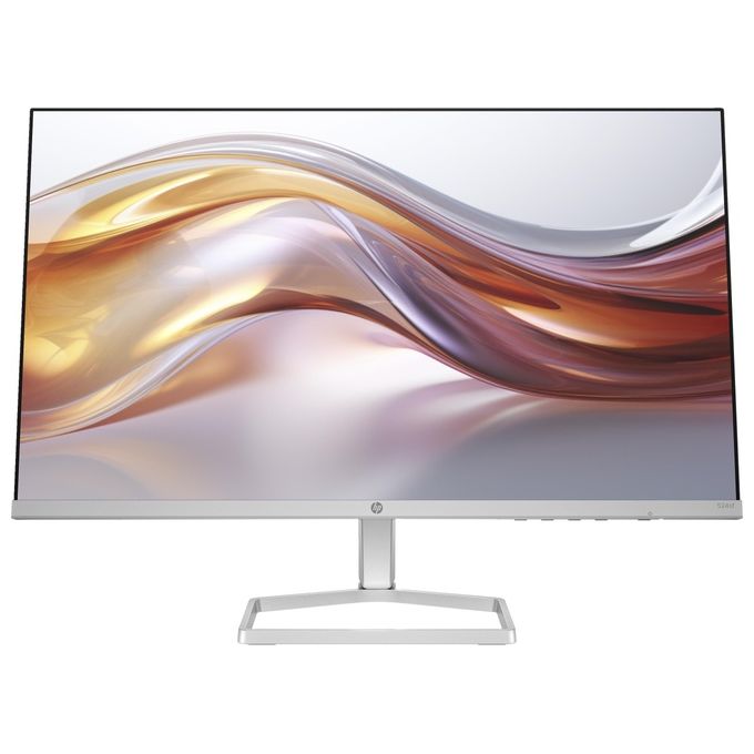 [ComeNuovo] HP 524sf - Monitor Piatto per PC 23,8″, Risoluzione Full HD 1920×1080, Pannello LED, Design Slim con Cornici Sottili, Colore Bianco con Retro Nero