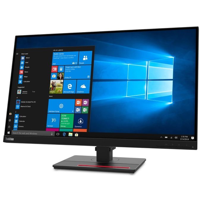 Lenovo Monitor Flat 27'' ThinkVision T27q-20 T27q20 2560 x 1440 Pixel WQHD Tempo di risposta 4 ms