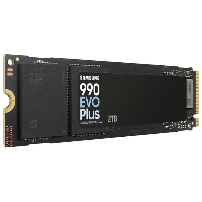 Samsung MZ-V9S2T0BW 990 EVO Plus SSD Interno da 2Tb PCIe Gen 4.0 x4 - 5.0 x2 NVMe 2.0