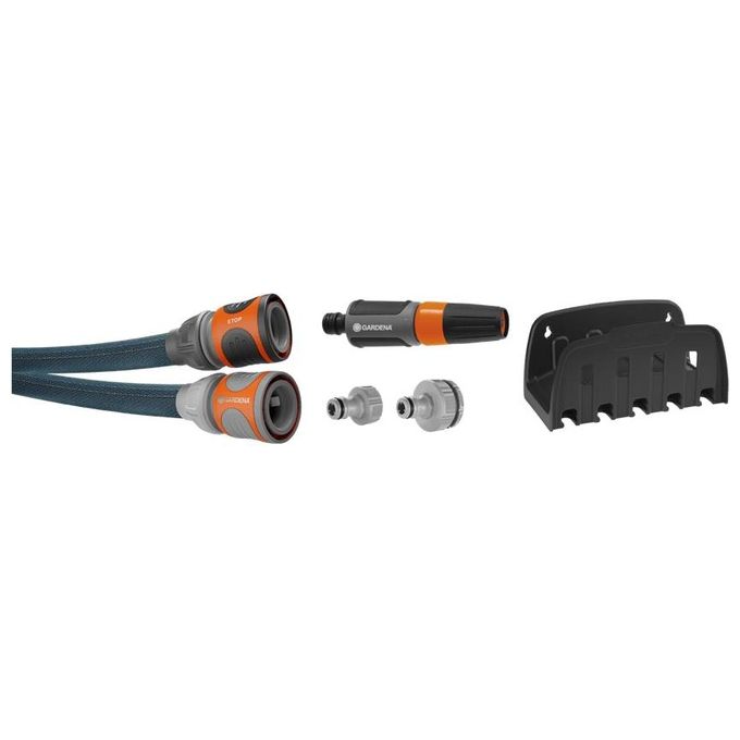 Gardena Tubo in Tessuto Liano Xtreme 1-2 15mt Set  Supporto