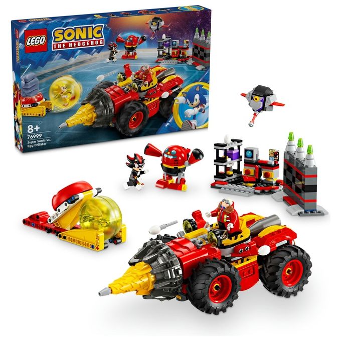 LEGO Sonic Super Sonic Vs. Egg Drillster