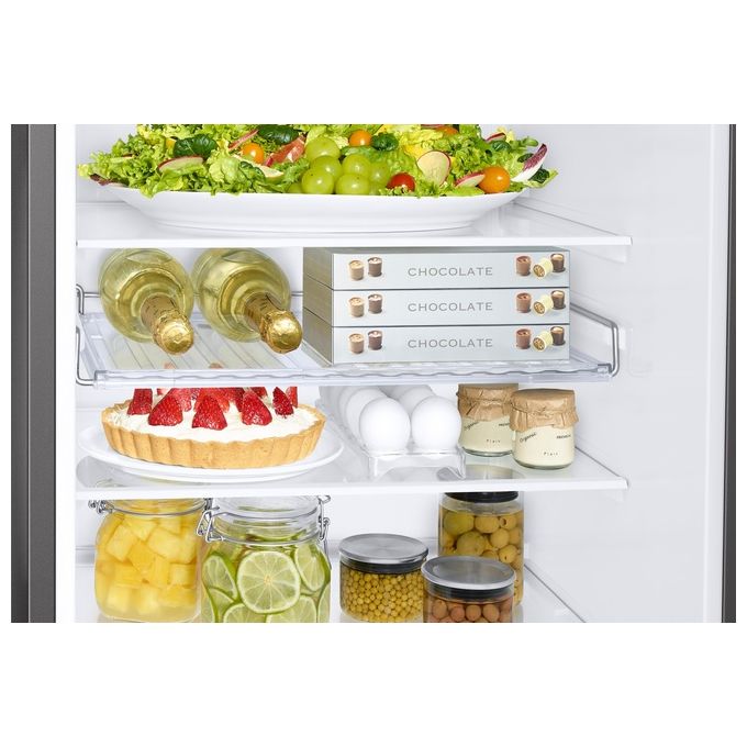 Samsung RB34C672DSA Frigorifero Combinato EcoFlex AI 344 Litri Classe D No Frost 185 cm All Around Cooling Silver Inox