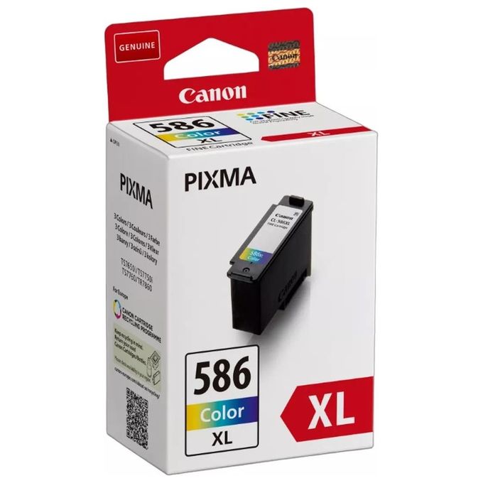 Canon CL-586XL Cartuccia D'inchiostro Originale Resa Elevata Ciano-Magenta-Giallo
