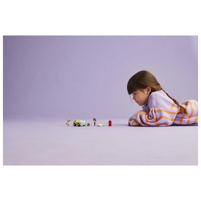 LEGO Friends Auto per la Toelettatura dei Cani Macchina Giocattolo da Costruire con 2 Personaggi 2 Cuccioli e Accessori per la Cura degli Animali Giochi per Bambine e Bambini da 4 Anni 42635