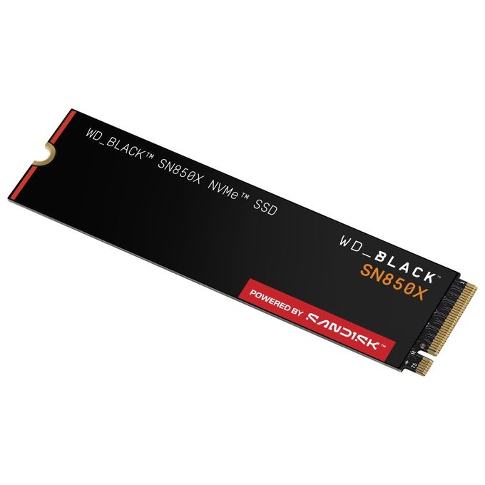 Western Digital Black SN850X SSD NVMe M.2 PCIe 4.0 4TB per PC - Velocita' 7300 MB-s