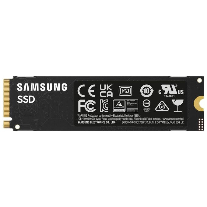Samsung MZ-V9S1T0BW 990 EVO Plus SSD Interno da 1Tb PCIe Gen 4.0 x4 - 5.0 x2 NVMe 2.0